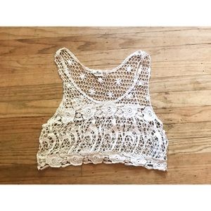 Crochet crop top